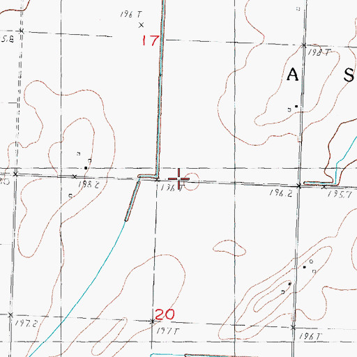 Topographic Map of Carter School (historical), IL