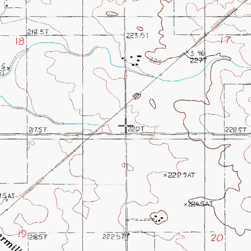 Topographic Map of Cereal School (historical), IL