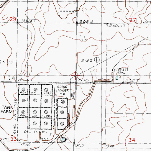 Topographic Map of Champion School (historical), IL