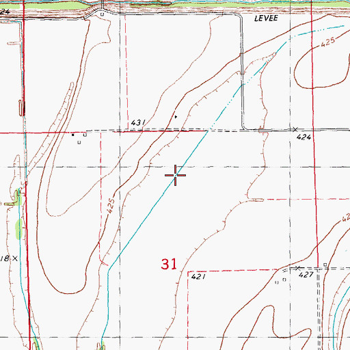 Topographic Map of Clark Lake (historical), IL