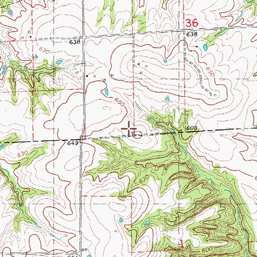 Topographic Map of Clark School (historical), IL