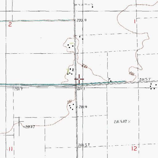 Topographic Map of Classen School (historical), IL