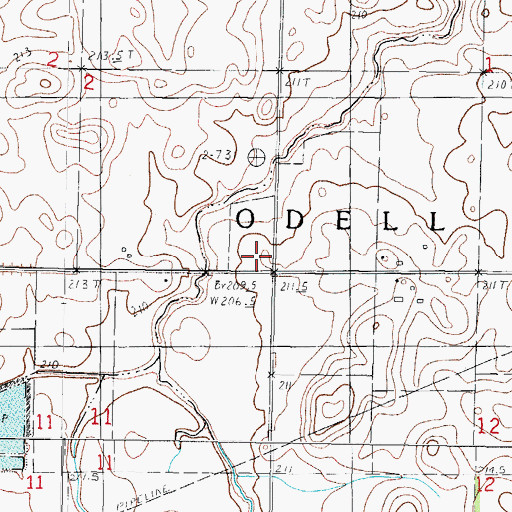 Topographic Map of Cleary School (historical), IL