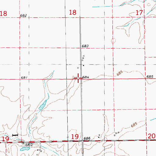 Topographic Map of Climax School (historical), IL
