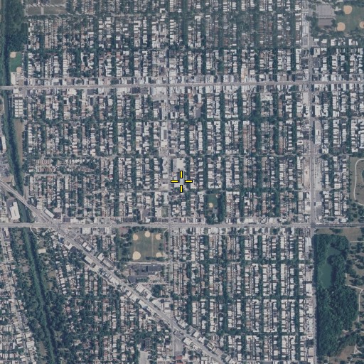 Aerial/Satellite Image of Clinton Elementary School, IL