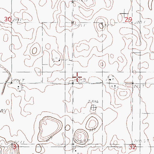 Topographic Map of Close School (historical), IL