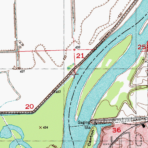 Topographic Map of Coal Creek, IL