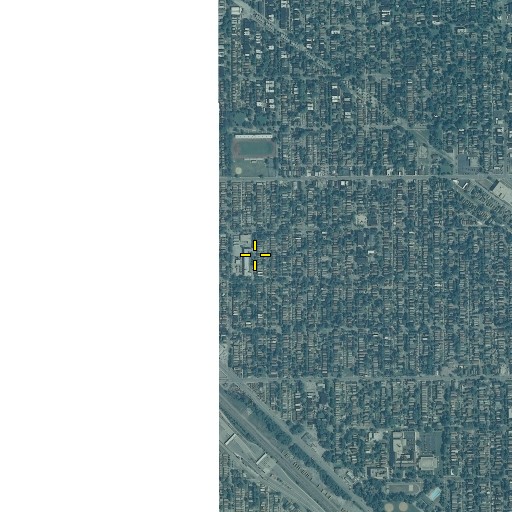 Aerial/Satellite Image of Coles Elementary School, IL