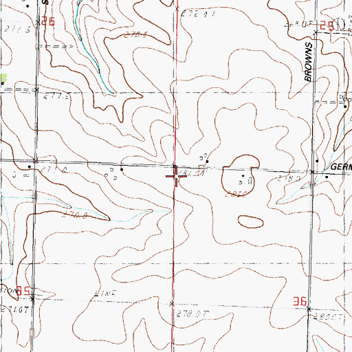 Topographic Map of Collman School (historical), IL