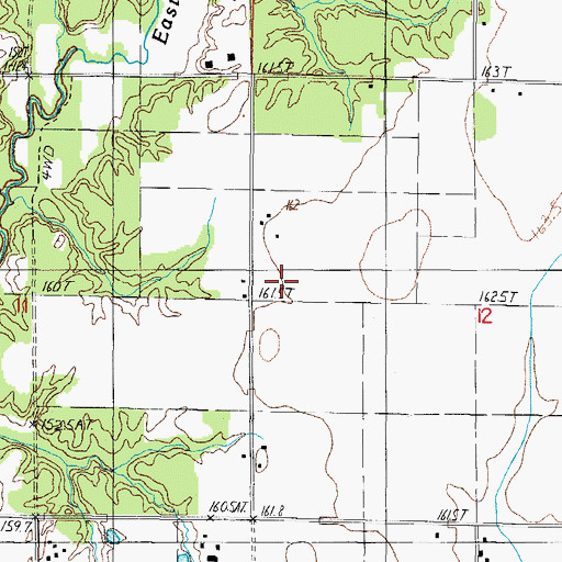 Topographic Map of Compromise School (historical), IL