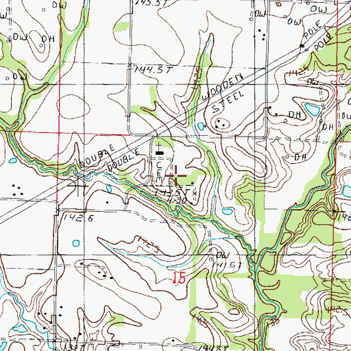 Topographic Map of Conley Chapel (historical), IL