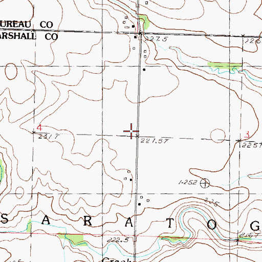 Topographic Map of Conover School (historical), IL
