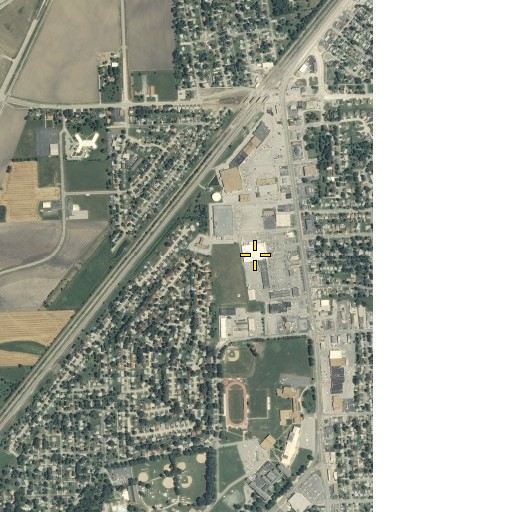 Aerial/Satellite Image of Coolidge Middle School, IL