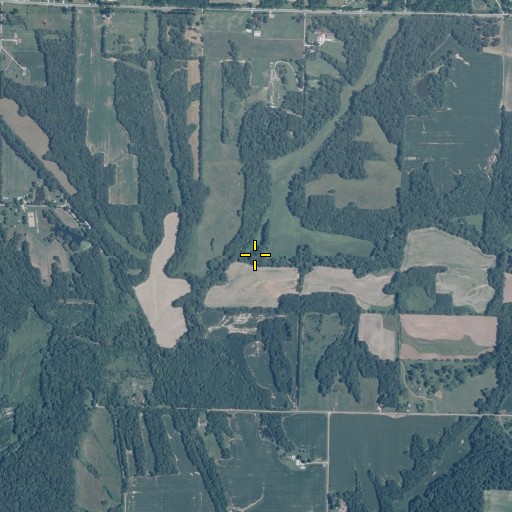 Aerial/Satellite Image of Corwin Branch, IL