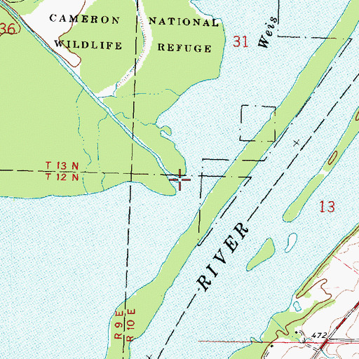 Topographic Map of Crow Creek, IL