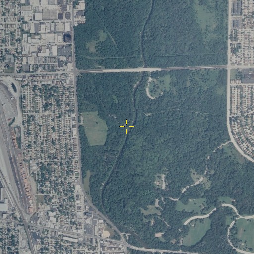 Aerial/Satellite Image of Crystal Creek, IL
