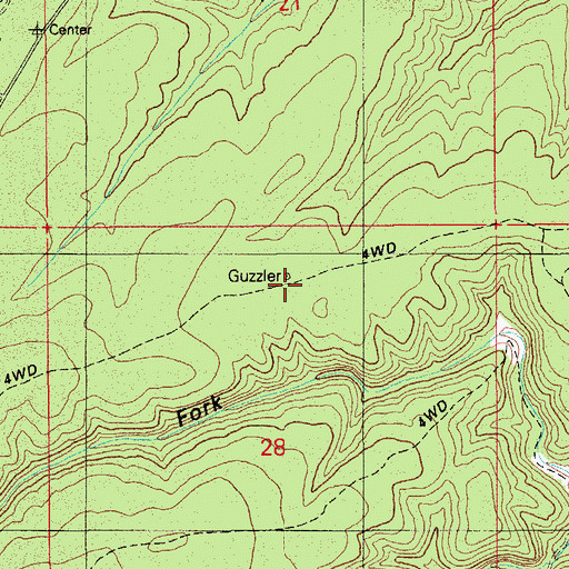 Topographic Map of King Phillip Guzzler, AZ