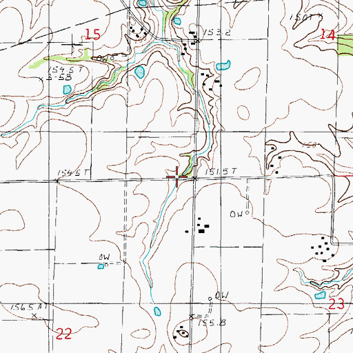 Topographic Map of Dallmier School (historical), IL