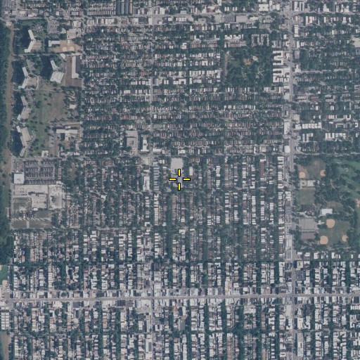 Aerial/Satellite Image of Daniel Boone Elementary School, IL