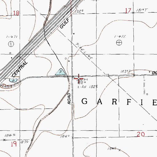 Topographic Map of Danish School, IL