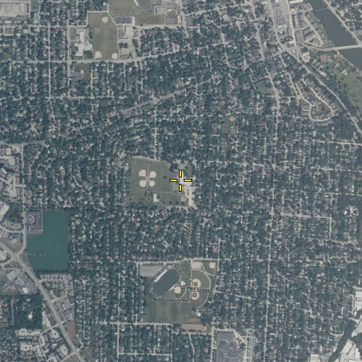 Aerial/Satellite Image of Davis Elementary School, IL