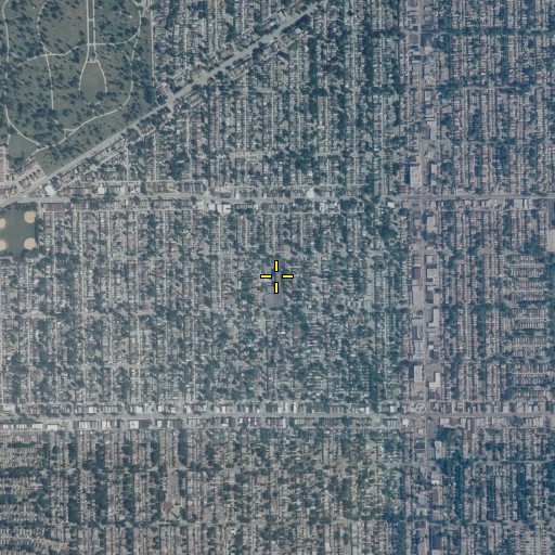 Aerial/Satellite Image of Dever Elementary School, IL