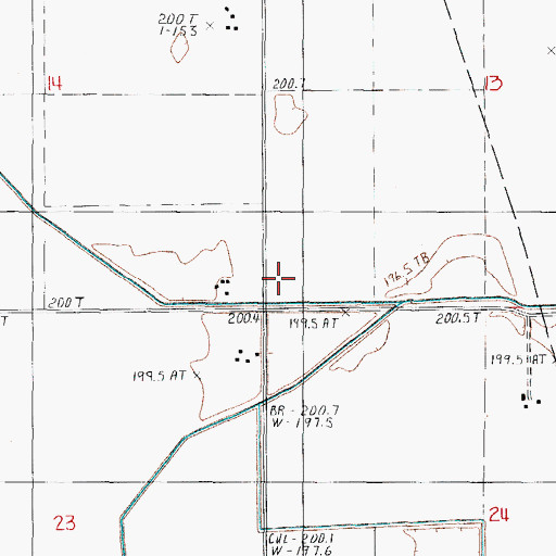 Topographic Map of Dieter School (historical), IL