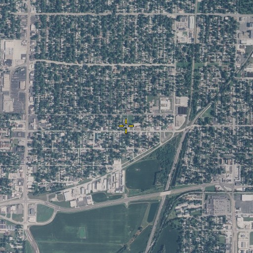 Aerial/Satellite Image of Dodds School, IL