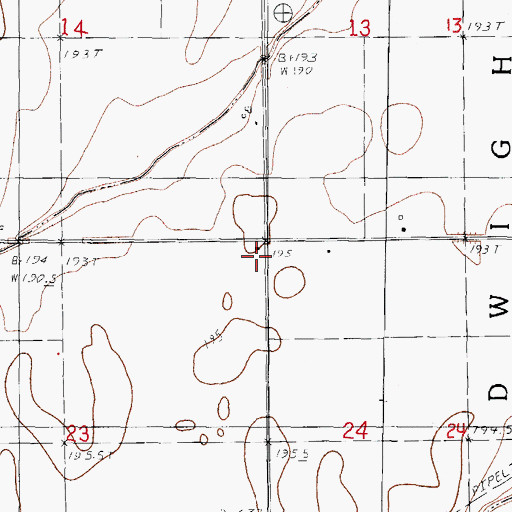 Topographic Map of Dorman School (historical), IL