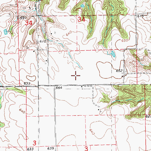 Topographic Map of Douglas School (historical), IL