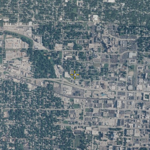 Aerial/Satellite Image of Douglas School, IL