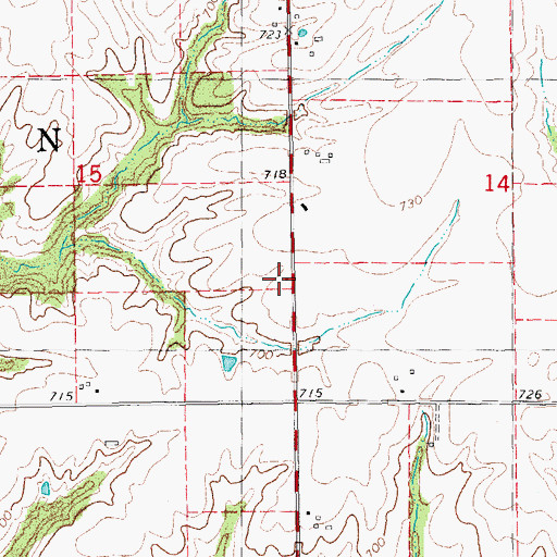 Topographic Map of Douglas School (historical), IL