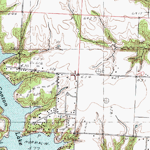 Topographic Map of Douglas School (historical), IL