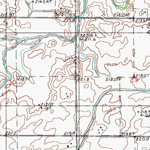 Topographic Map of Drake School (historical), IL