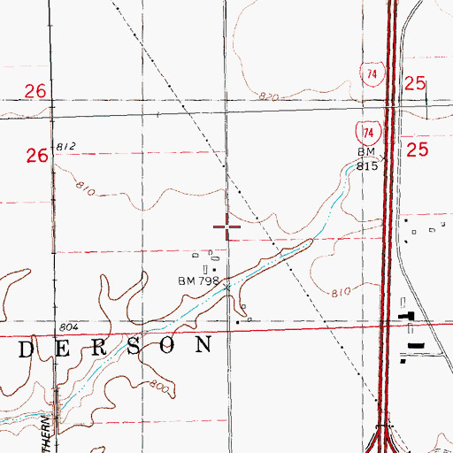 Topographic Map of Dunlap School (historical), IL
