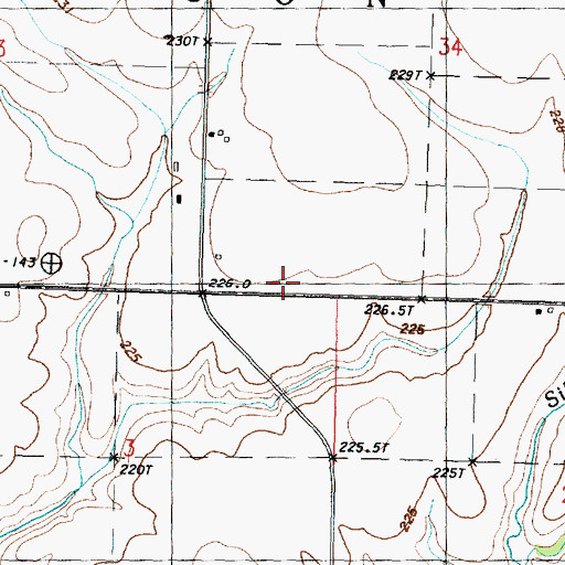 Topographic Map of Dunn School (historical), IL