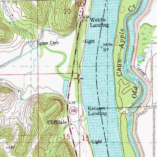 Topographic Map of East Panther Creek, IL