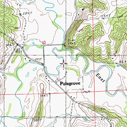 Topographic Map of East Plum River, IL