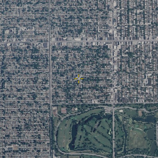 Aerial/Satellite Image of Eberhart School, IL