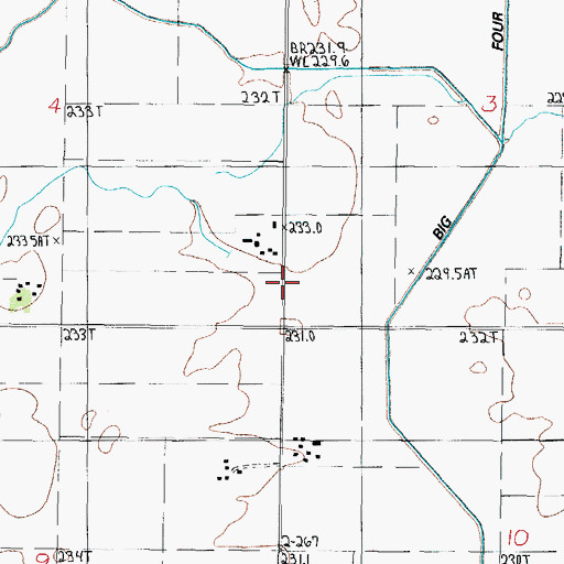 Topographic Map of Eclipse School (historical), IL