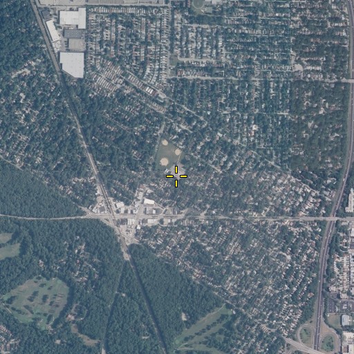 Aerial/Satellite Image of Edgebrook Elementary School, IL