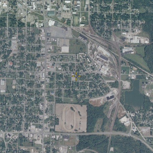 Aerial/Satellite Image of Edison School, IL