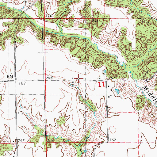 Topographic Map of Egypt School (historical), IL