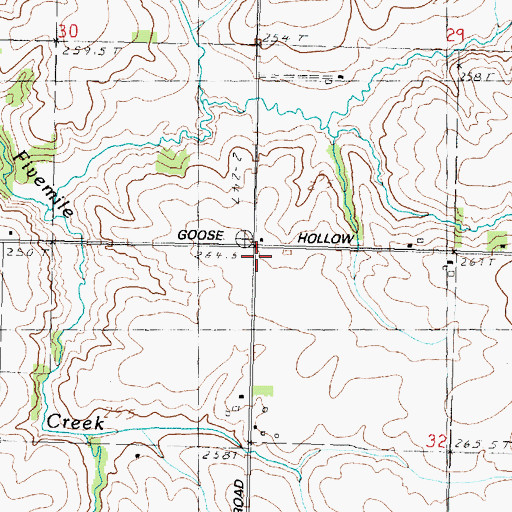 Topographic Map of Eldorado School (historical), IL
