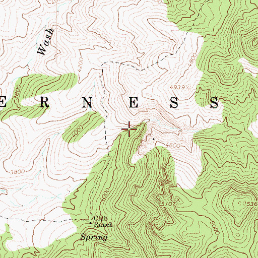 Topographic Map of Red Rock Spring, AZ