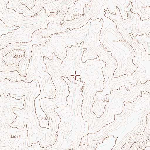Topographic Map of Midway Spring, AZ