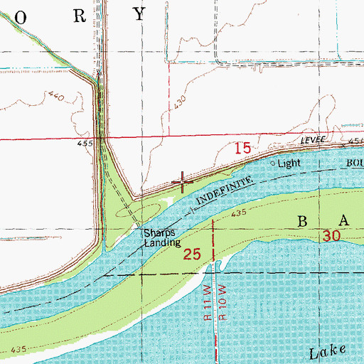 Topographic Map of Elm Creek, IL