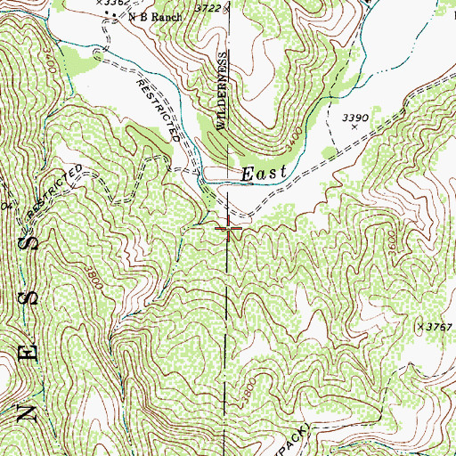 Topographic Map of Sedge Spring, AZ