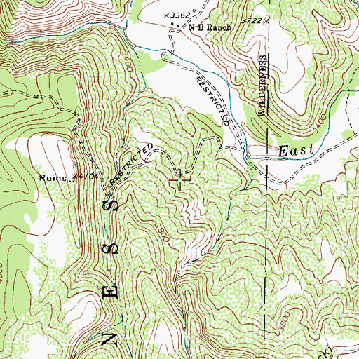 Topographic Map of Surprise Spring, AZ