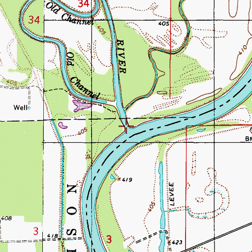 Topographic Map of Embarras River, IL